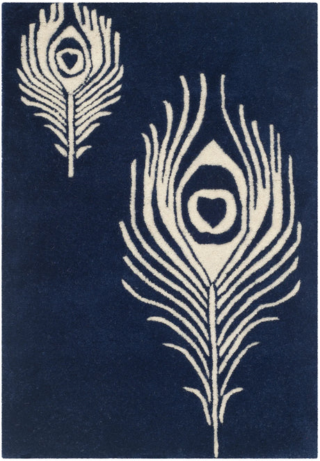 Safavieh Soho 2'-0" x 3'-0" Rug in Navy / Ivory