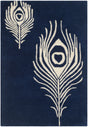 Safavieh Soho 2'-0" x 3'-0" Rug in Navy / Ivory