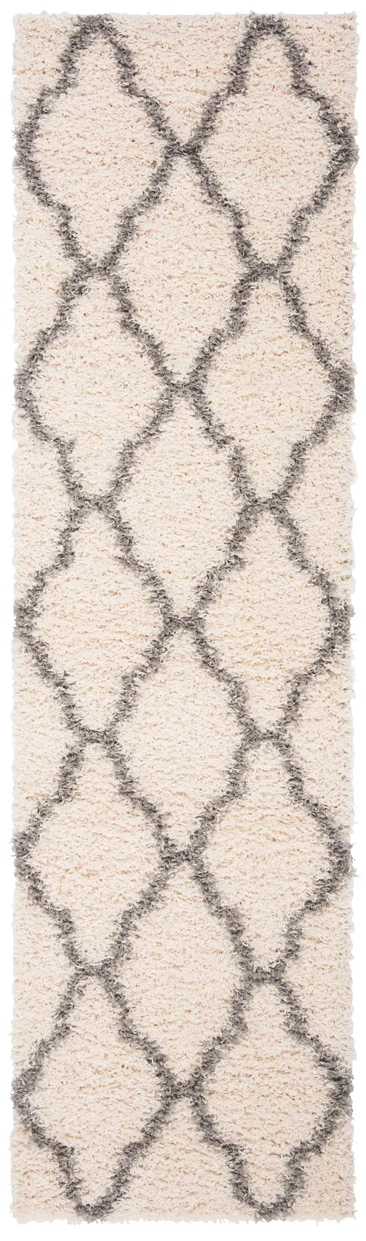 Safavieh Sgd-Dallas Shag 2'-3" x 10'-0" Rug in Ivory / Grey