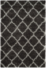 Safavieh Indie Shag 4'-0" x 6'-0" Rug in Dark Grey / Grey