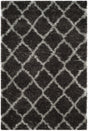 Safavieh Indie Shag 4'-0" x 6'-0" Rug in Dark Grey / Grey