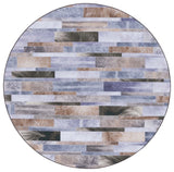 Safavieh Faux Hide 6'-0" x 6'-0" Rug in Beige / Purple