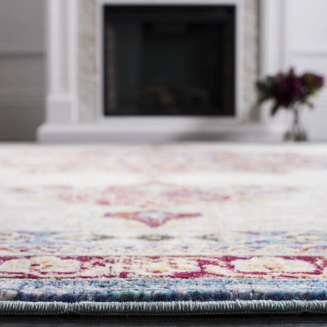 Safavieh Aria 4'-0" x 6'-0" Rug in Ivory / Navy