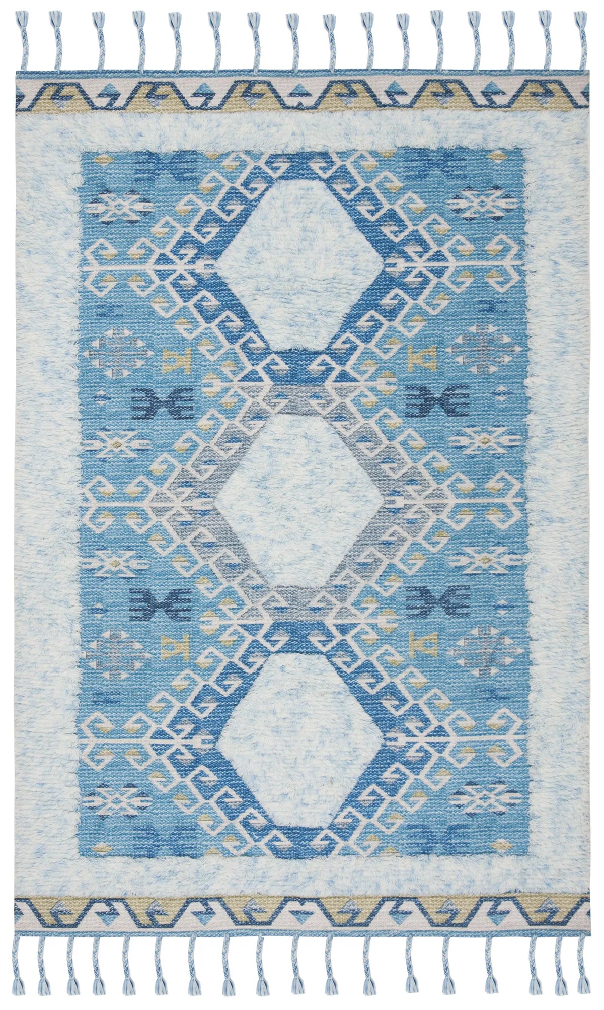 Safavieh Saffron 4'-0" x 6'-0" Rug in Turquoise / Blue