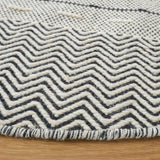 Safavieh Vermont 6'-0" x 6'-0" Rug in Ivory / Black