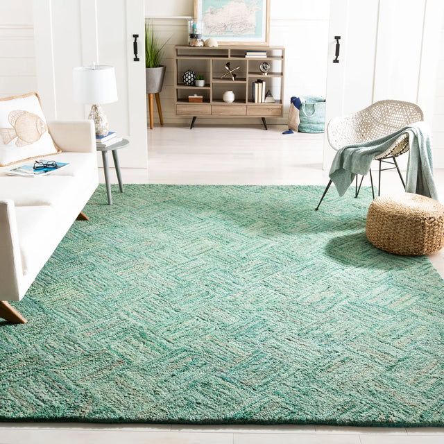 Safavieh Nantucket 10'-0" x 14'-0" Rug in Green / Multi