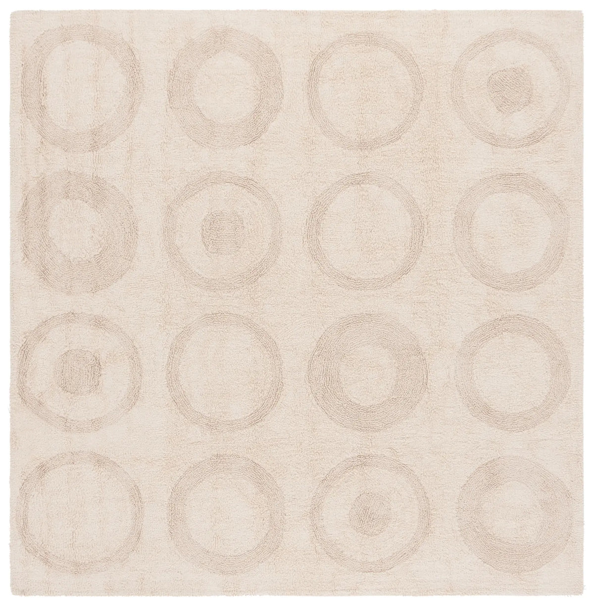 Safavieh Easy Care 6'-0" x 6'-0" Rug in Ivory