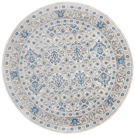 Safavieh Brentwood 5'-0" x 5'-0" Rug in Light Grey / Blue