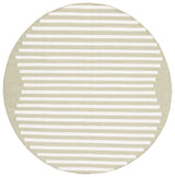 Safavieh Montauk 6'-0" x 6'-0" Rug in Light Green / Ivory