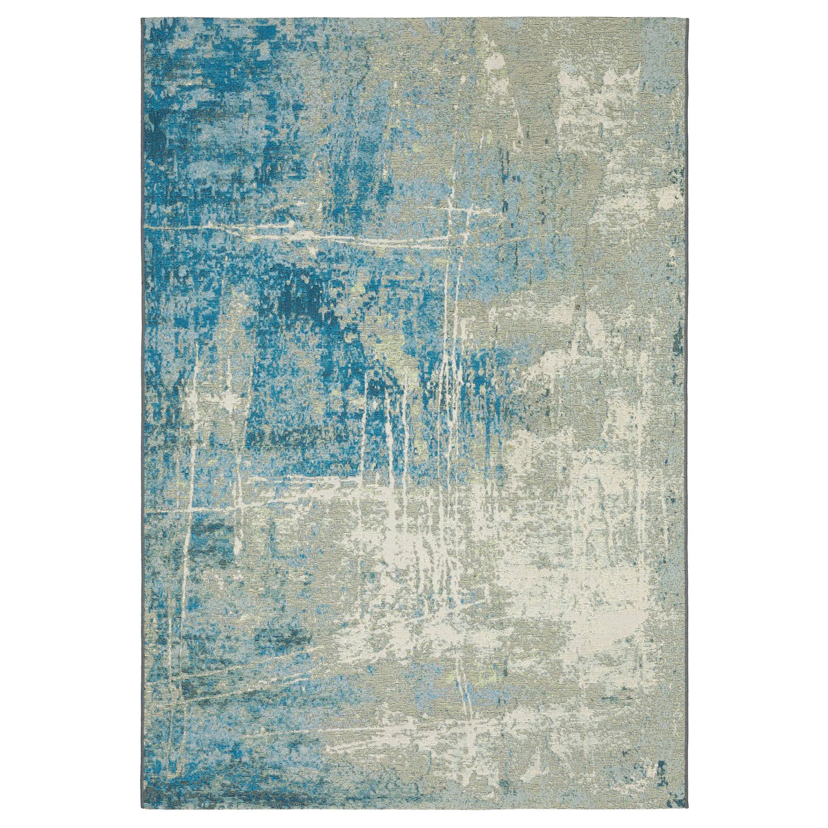 Oriental Weavers Sphinx Naples 359XI Blue Rugs - main flat