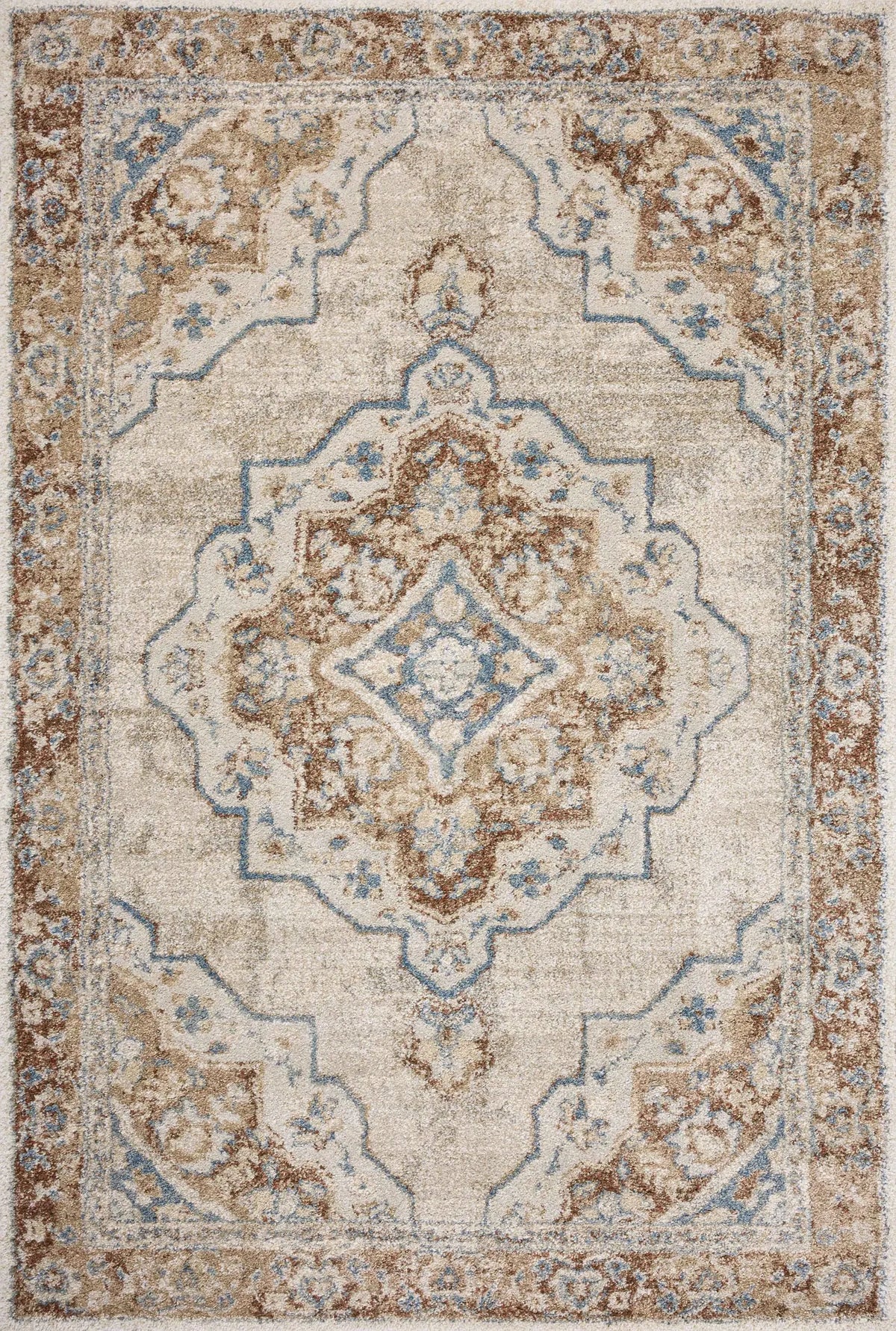 Loloi Tamryn Tam-04 Natural/Multi Rug - main flat