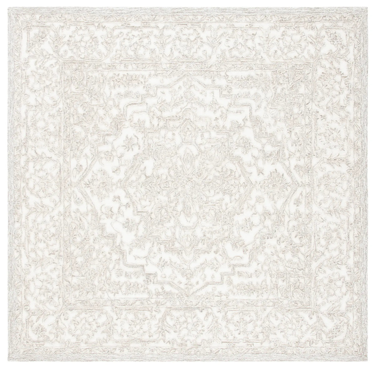 Safavieh Trace 6'-0" x 6'-0" Rug in Ivory / Natural