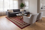Dynamic Rugs Ancient Garden 57102 Red/Beige Rug - Room