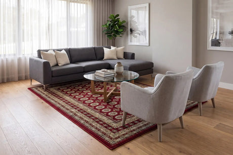 Dynamic Rugs Ancient Garden 57102 Red/Beige Rug - Room