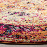 Safavieh Monaco 5'-0" x 5'-0" Rug in Orange / Multi