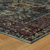 Oriental Weavers Sphinx Andorra 6846B Blue/Purple Rugs - corner detail
