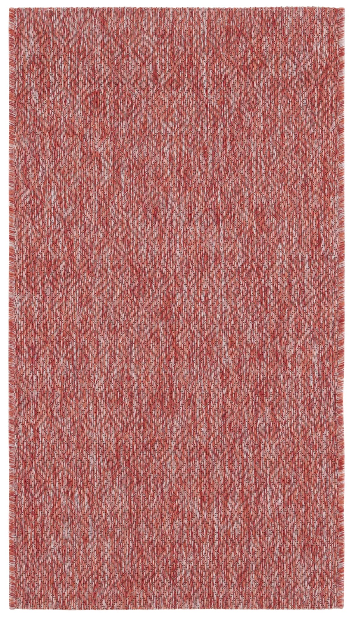 Safavieh Courtyard 2'-0" x 3'-7" Rug in Red / Red