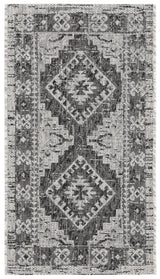 Safavieh Courtyard 2'-0" x 3'-7" Rug in Light Grey / Charcoal