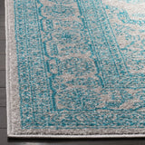 Safavieh Adirondack 4'-0" x 6'-0" Rug in Light Grey / Teal