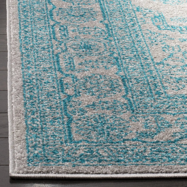 Safavieh Adirondack 4'-0" x 6'-0" Rug in Light Grey / Teal