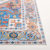 Safavieh Arizona 4'-0" x 6'-0" Rug in Rust / Navy