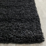 Safavieh Sgl-Laguna Shag 10'-0" x 14'-0" Rug in Black