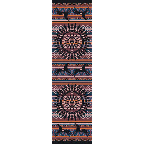 American Dakota Ghost Rider Plum Rug