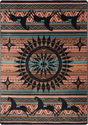American Dakota Ghost Rider Turquoise Rug