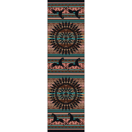 American Dakota Ghost Rider Turquoise Rug