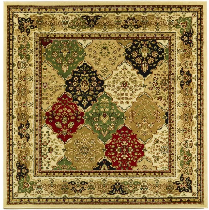 Safavieh Lyndhurst 6'-0" x 6'-0" Rug in Multi / Ivory