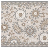 Safavieh Blossom 6'-0" x 6'-0" Rug in Grey / Beige