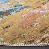 Safavieh Barbados 500 6'-6" x 6'-6" Rug in Gold / Blue