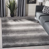 Safavieh Lurex 100 4'-0" x 6'-0" Rug in Black / Ivory