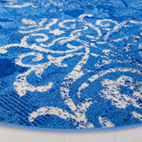 Safavieh Adirondack 6'-0" x 6'-0" Rug in Light Blue / Dark Blue