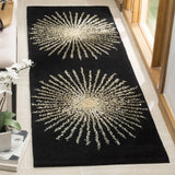 Safavieh Soho 2'-6" x 10'-0" Rug in Black / Beige