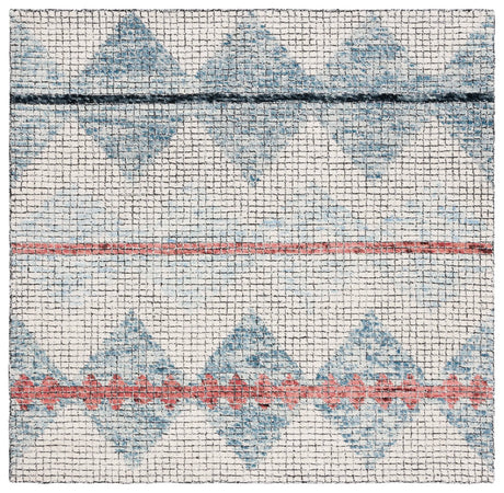 Safavieh Abstract 6'-0" x 6'-0" Rug in Ivory / Blue