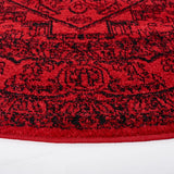 Safavieh Adirondack 6'-0" x 6'-0" Rug in Red / Black