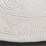 Safavieh Textural 6'-0" x 6'-0" Rug in Ivory