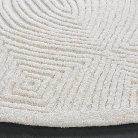 Safavieh Textural 6'-0" x 6'-0" Rug in Ivory