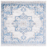 Safavieh Shivan 100 6'-7" x 6'-7" Rug in Ivory / Blue