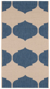 Safavieh Courtyard 2'-0" x 3'-7" Rug in Beige / Blue