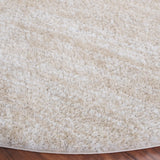 Safavieh Tahoe Shag 6'-7" x 6'-7" Rug in Ivory / Gold