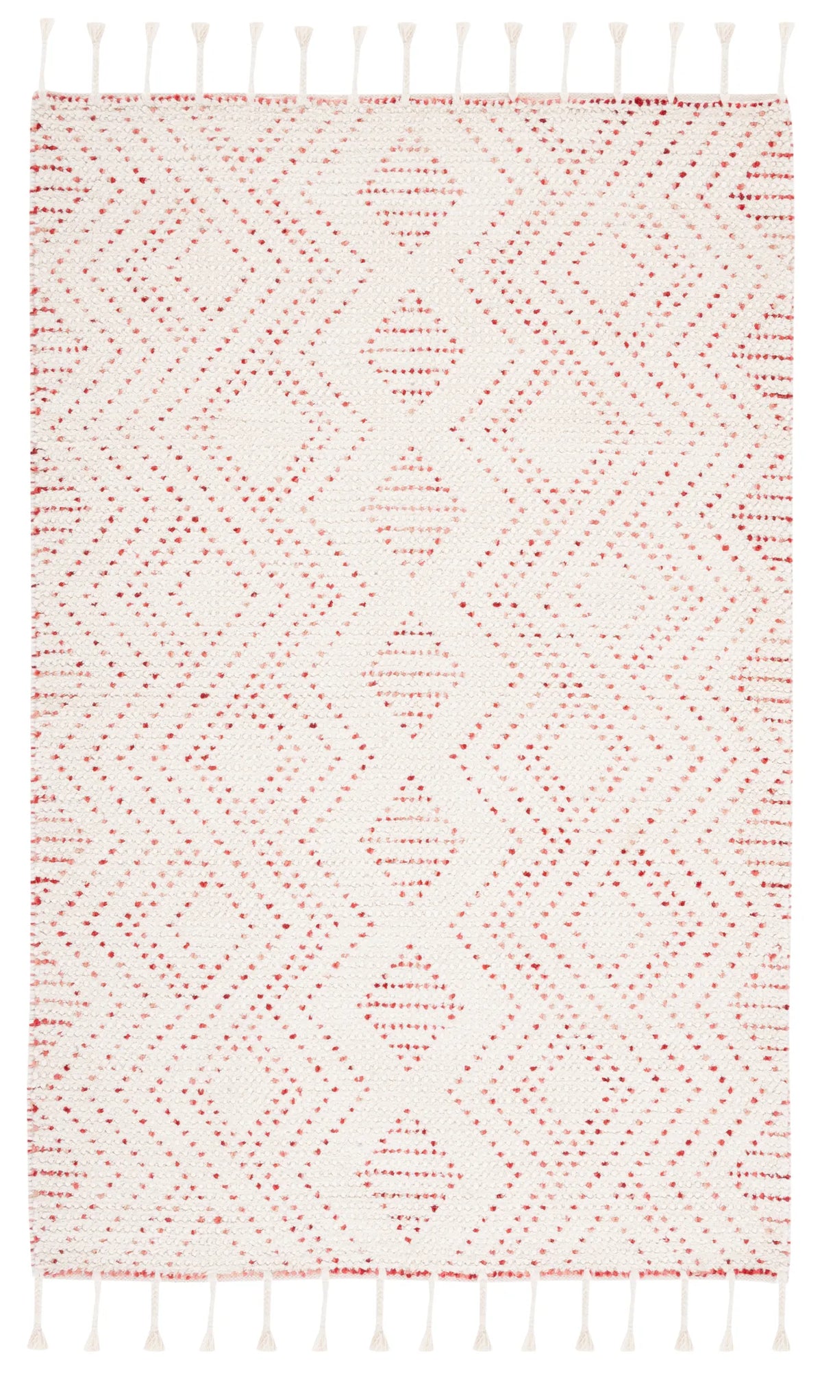 Safavieh Natura 4'-0" x 6'-0" Rug in Ivory / Red