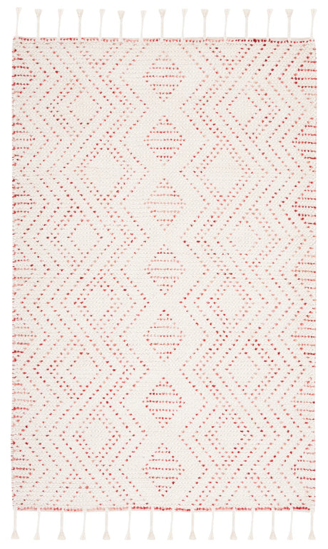 Safavieh Natura 4'-0" x 6'-0" Rug in Ivory / Red