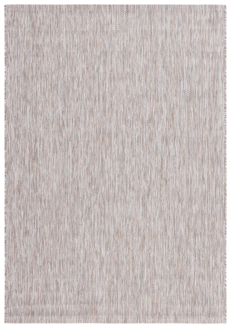 Safavieh Courtyard 4'-0" x 5'-7" Rug in Ivory / Beige Grey
