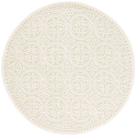 Safavieh Cambridge 6'-0" x 6'-0" Rug in Light Green / Ivory