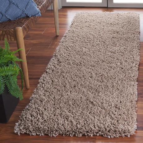 Safavieh Shag 2'-3" x 12'-0" Rug in Taupe