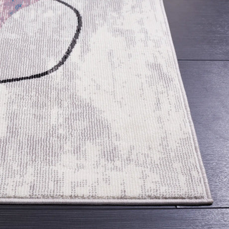 Safavieh Art Studio 4'-0" x 6'-0" Rug in Ivory / Blue