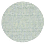 Safavieh Courtyard 5'-3" x 5'-3" Rug in Ivory / Green