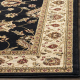 Safavieh Lyndhurst 5'-3" x 7'-6" Rug in Black / Ivory